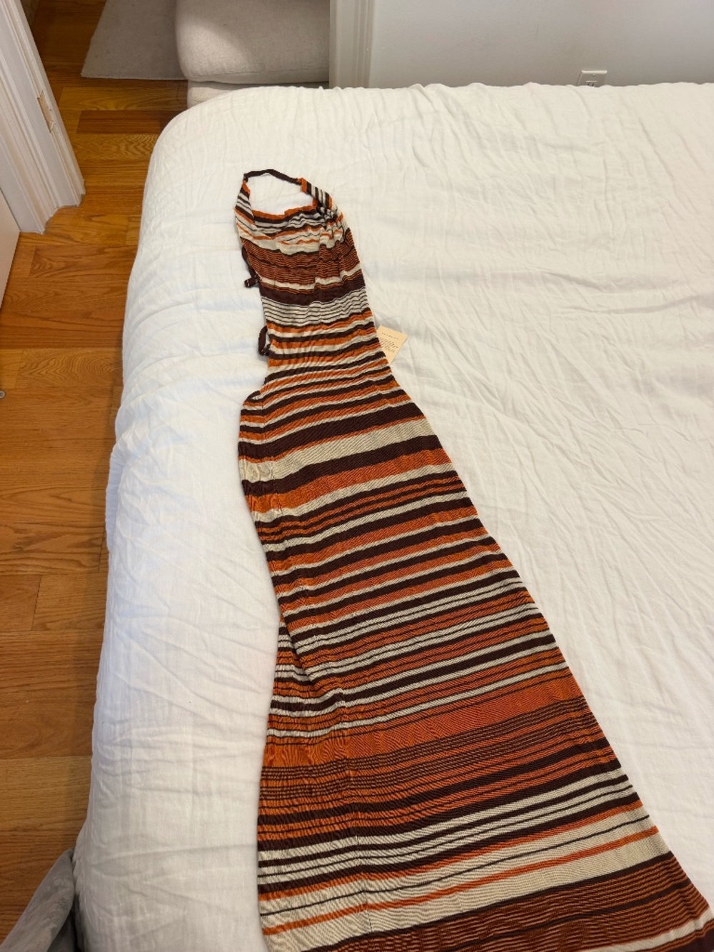 Aya Muse Striped Long Dress